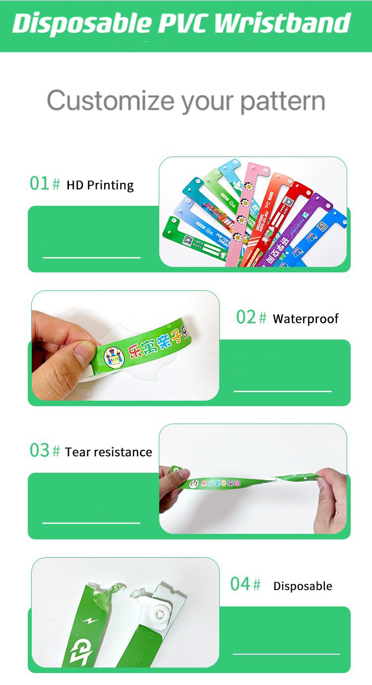 feature of pvc wristband